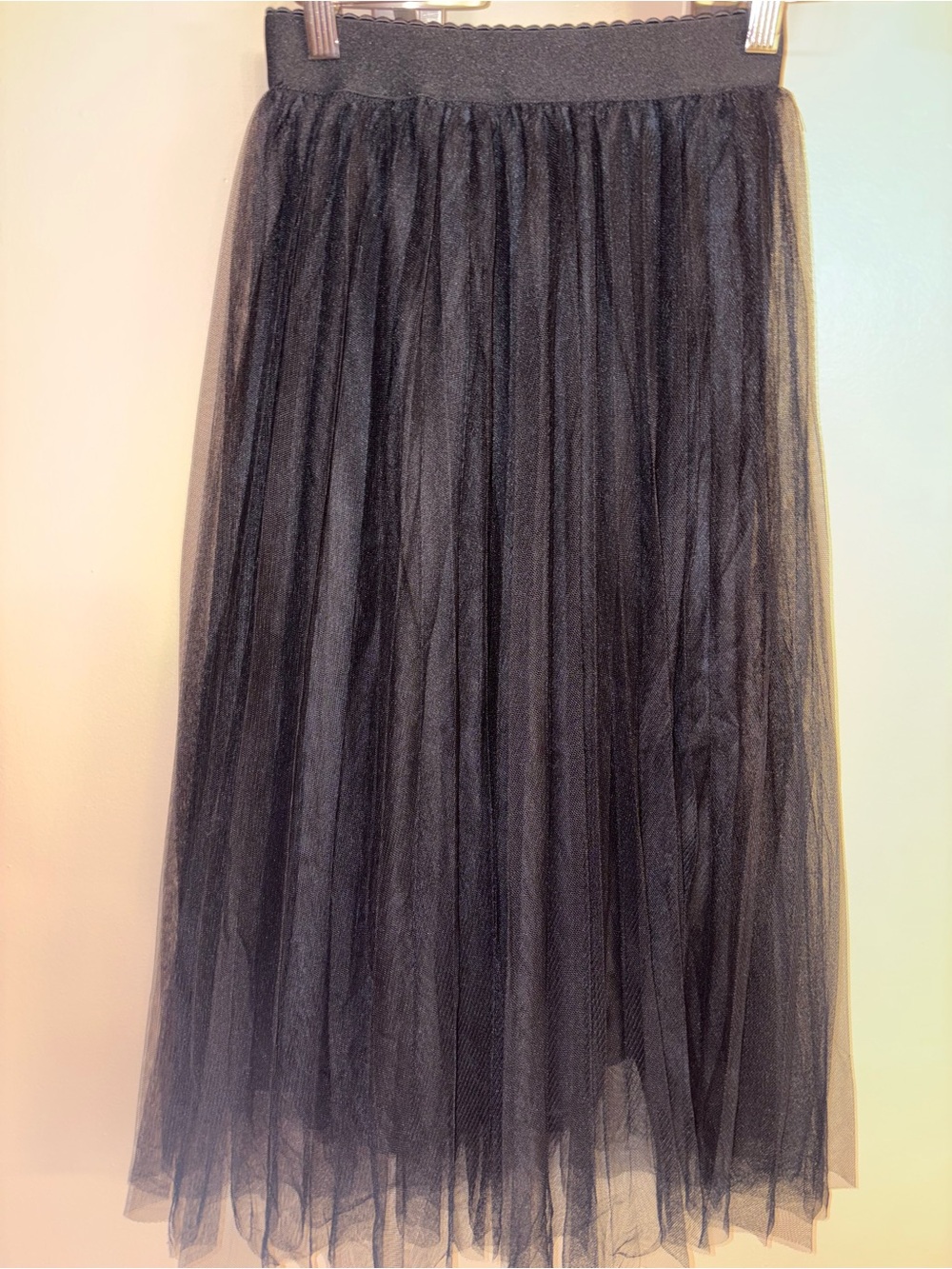 Kids black tulle skirt 9y